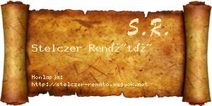 Stelczer Renátó névjegykártya