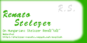 renato stelczer business card